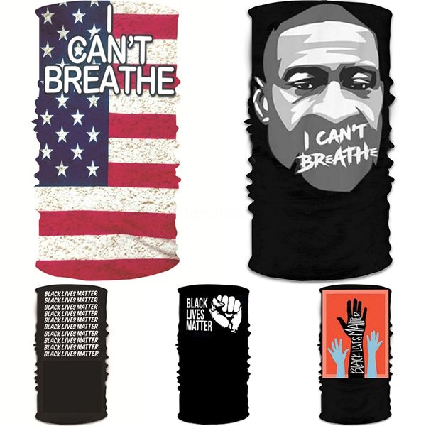 i cant breathe40^riding masks sport face mask outdoor sports men women's turban scarf bicycle neck tube bandana face dust mask motorcyc, Black